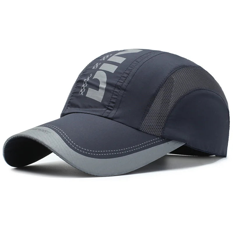 Summer Men Baseball Cap Sport Running Quick Drying Hat Man Women