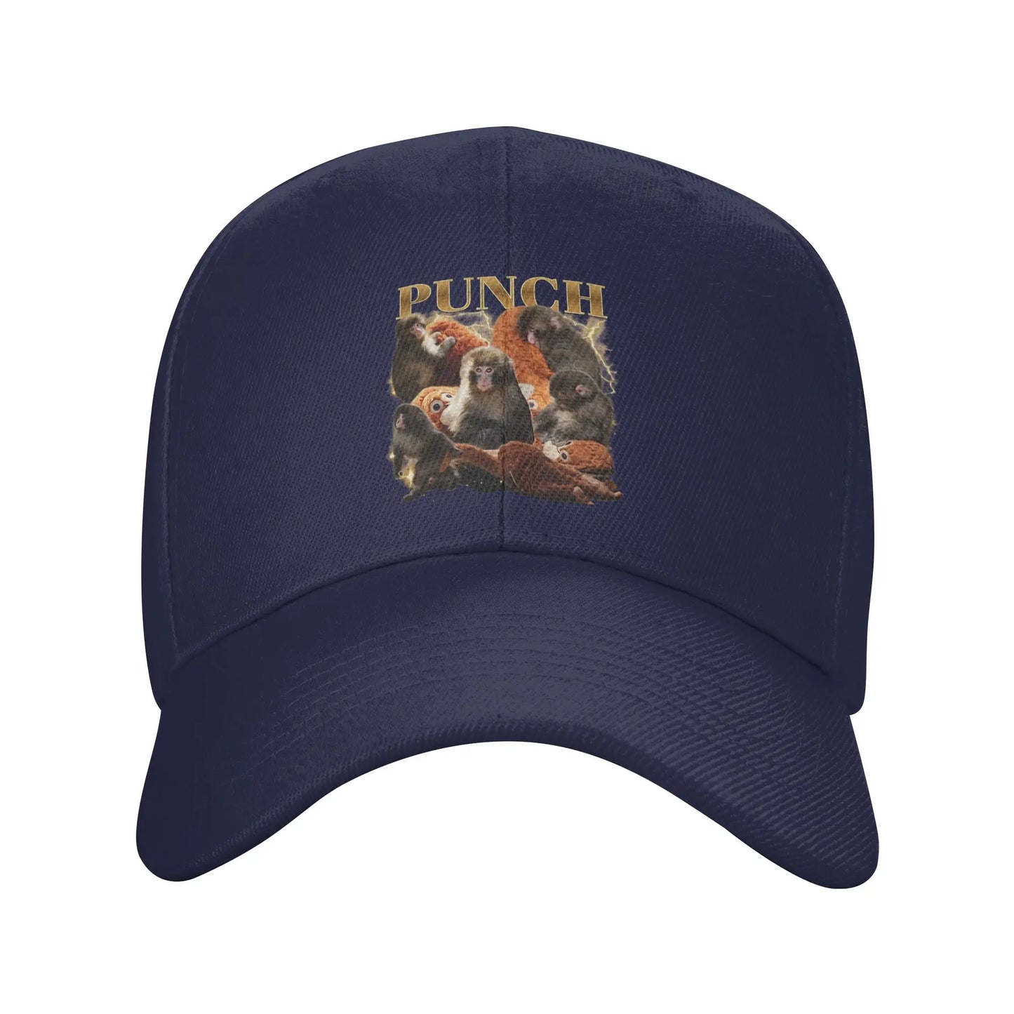 Spring Casual Baseball Cap Team Punch Baby Monkey Punch