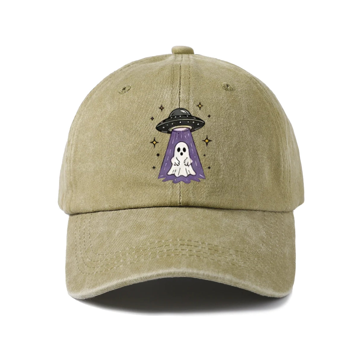 Ghost in Magic Jar Graphic Baseball Cap