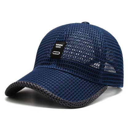 Men Mesh Baseball Cap Breathable Summer Caps Dad Hat Outdoor Fishing Hats