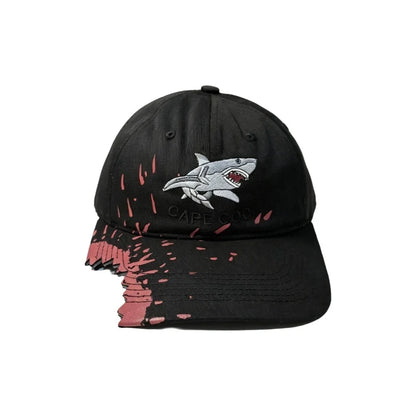 Shark Bite Embroidered Baseball Cap