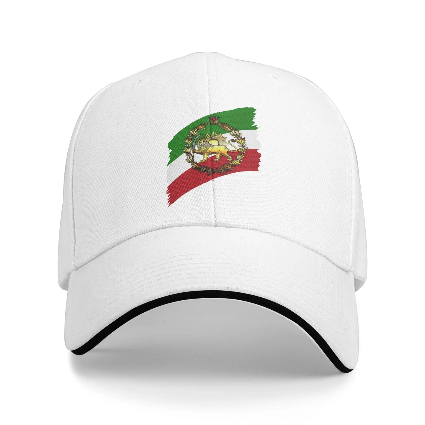 Iran Pahlavs Flag With Lion And Crown Sun Baseball Cap For Men Women