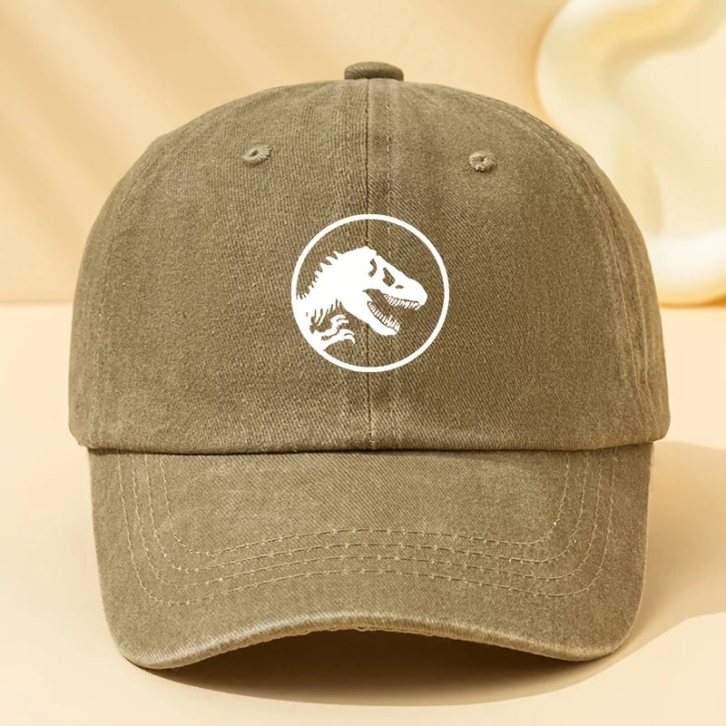 Dinosaur Print Retro Baseball Cap