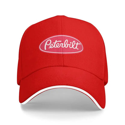 Peterbilt Truck Racing Print Baseball Cap