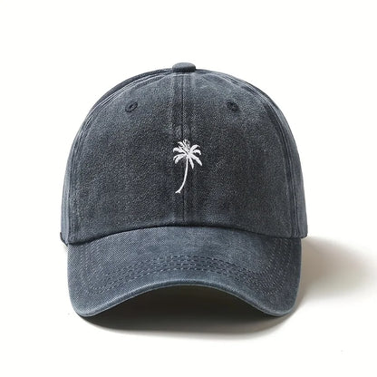 Retro Washed Embroidered Baseball Caps For Women
