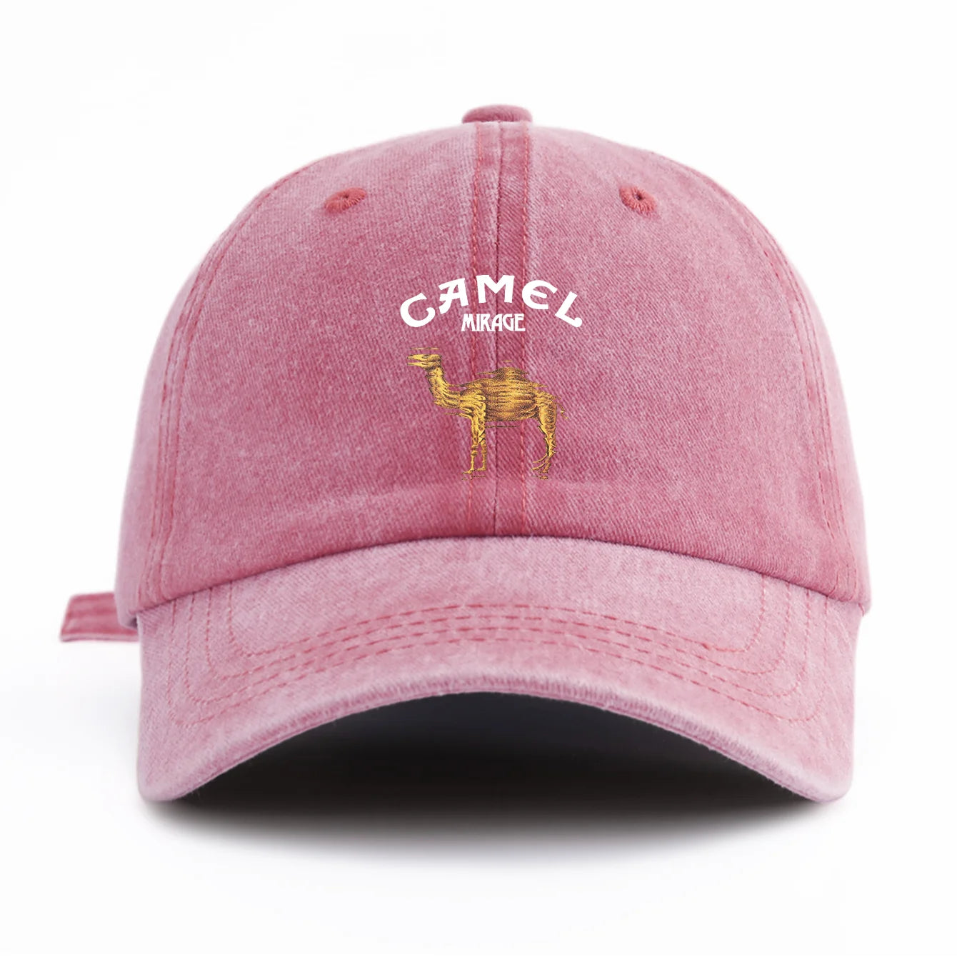 CAMEL Print Washed Baseball Cap