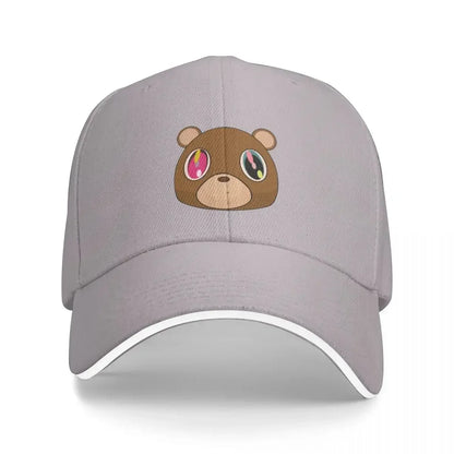 Dropout Bear Face Baseball Cap Rugby Anime