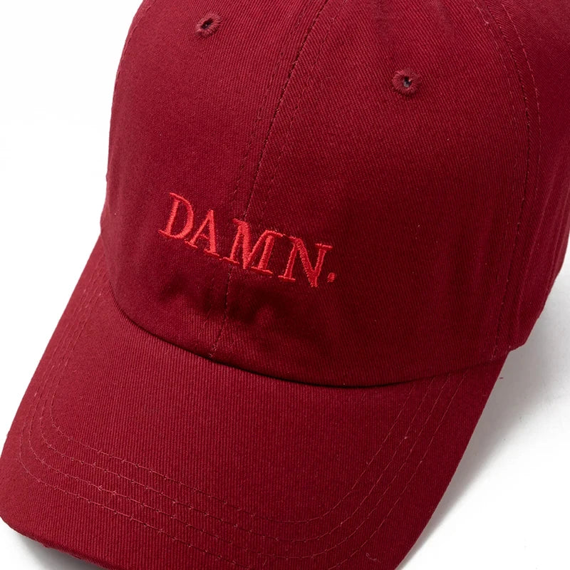 DAMN-Embroidered Hats for Men and Women, Hip Hop, ShinCharacter Lamar