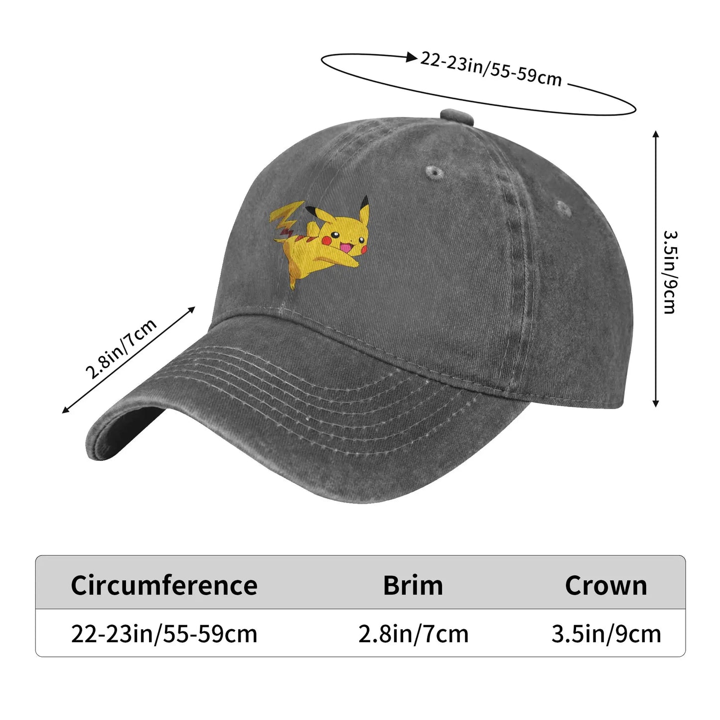 Pokemon Cap Crazy Baseball Cap