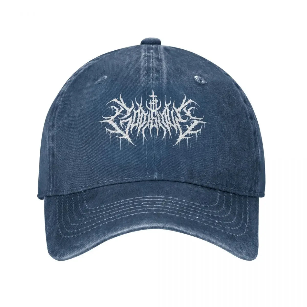 God Is Love Death Metal Denim Baseball Cap Adjustable Hat Women Men