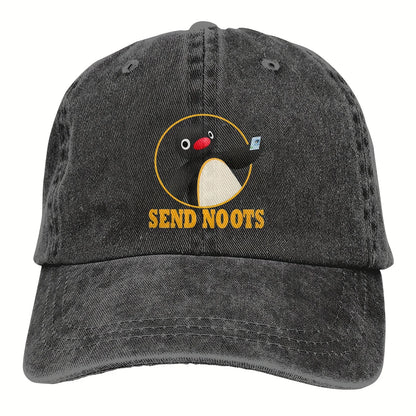 Noot Baseball Cap Men Hats Women Visor Pingu Pinga Penguin TV Caps