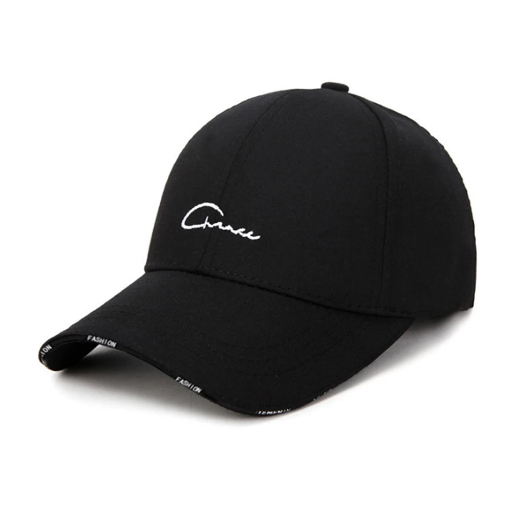 Hat Men And Women Spring And Summer Baseball  Hipster Wild Black And White