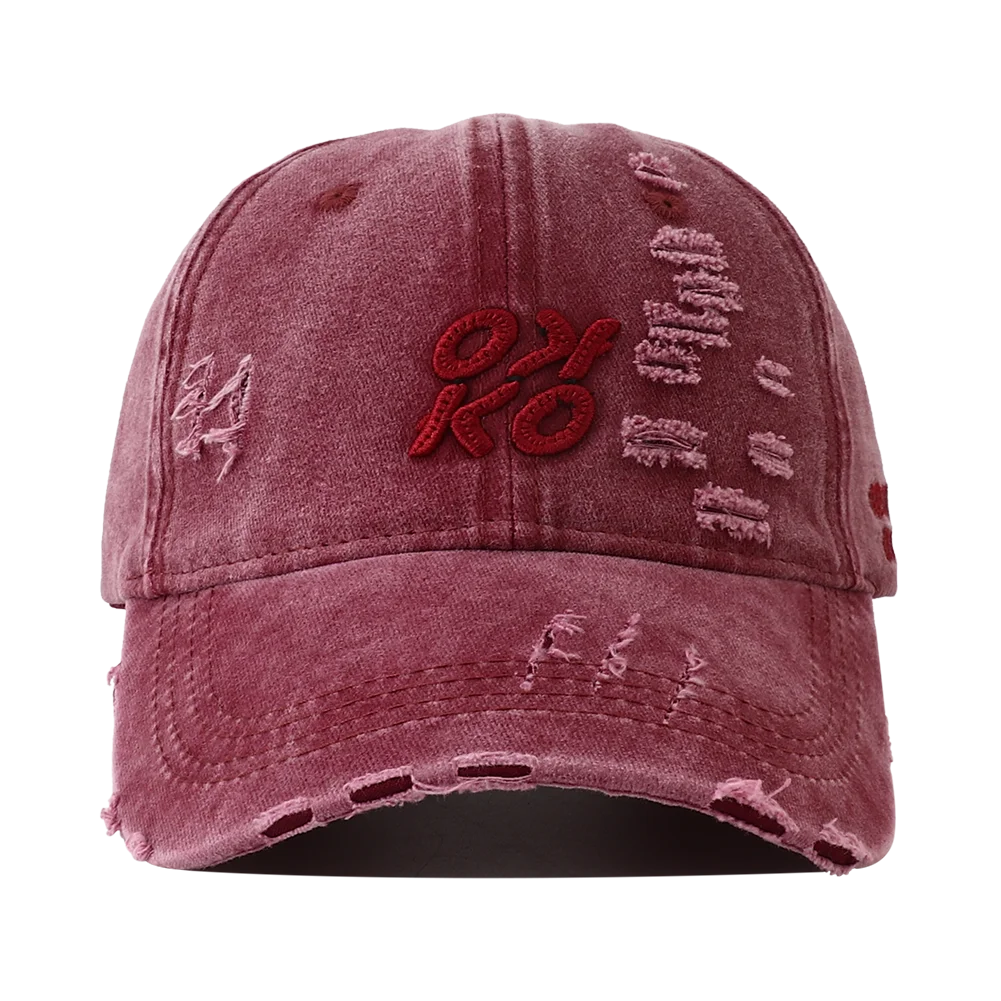 2025 New Retro Washed Cotton Baseball Cap Unisex Letter Embroidery Caps