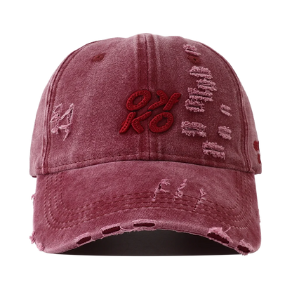 2025 New Retro Washed Cotton Baseball Cap Unisex Letter Embroidery Caps