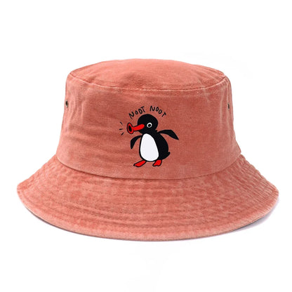 Summer Penguin Bucket Hat Reversible Bob