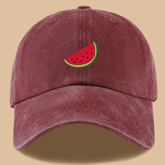 Watermelon Print Baseball Cap