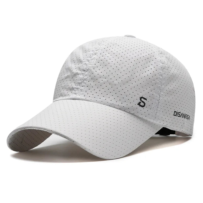 Men Women Mesh Moisture-Waging Quick Dry Baseball Cap