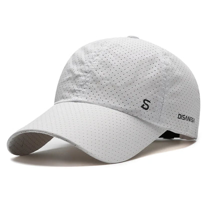 Men Women Mesh Moisture-Waging Quick Dry Baseball Cap