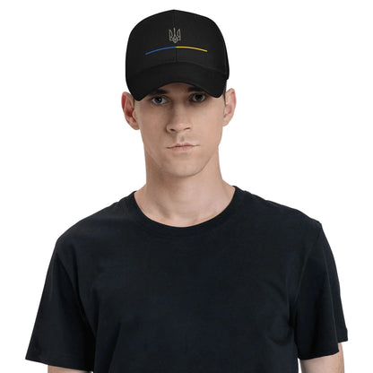 Summer Ukrainian Tryzub Escudo Zelensky Ukraine Baseball Cap