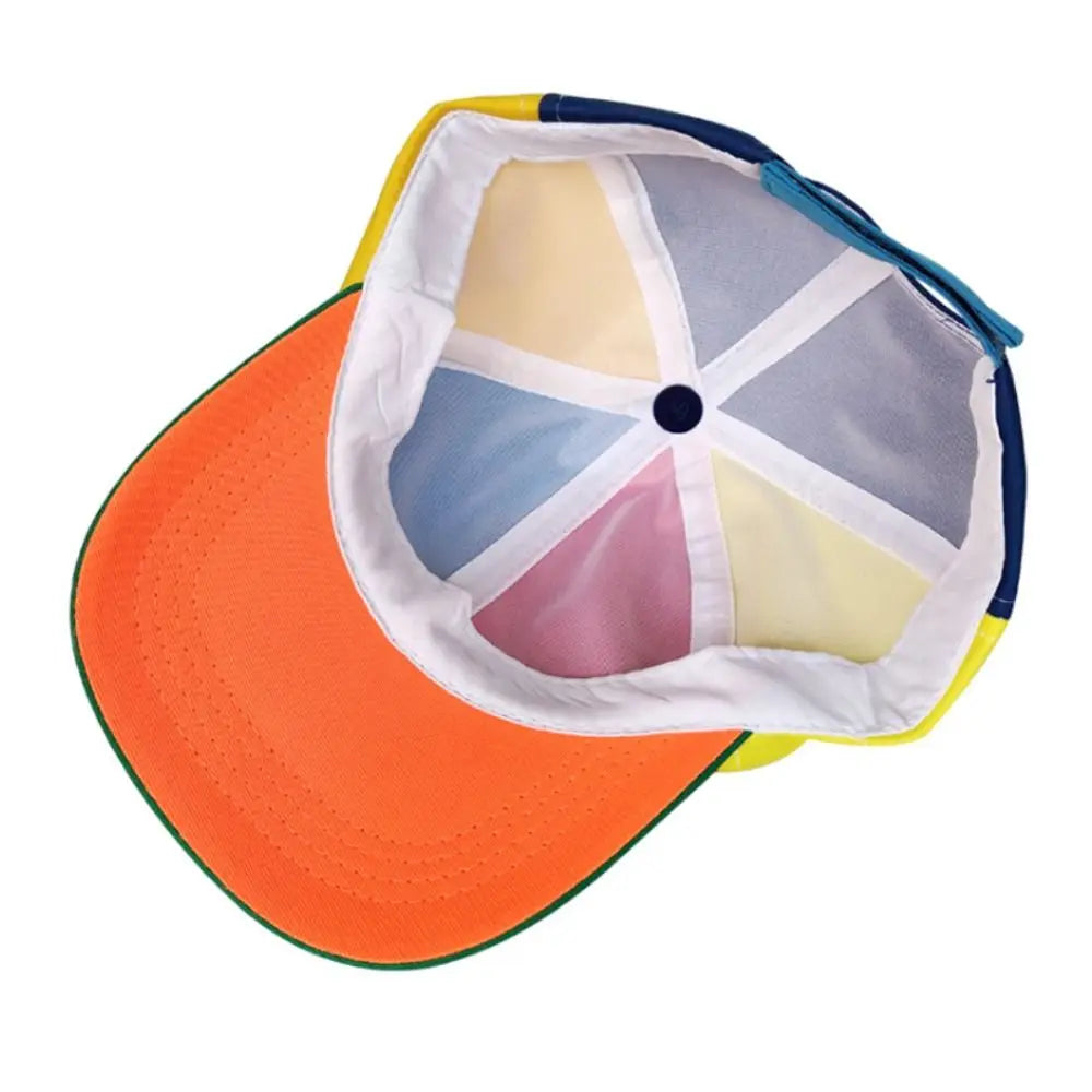 Adult Rainbow Baseball Cap Funny Bamboo Dragonfly
