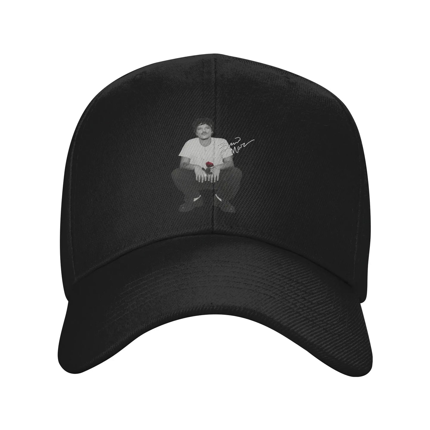 Singer Bruno Mars Portrait Graphics Baseball Caps