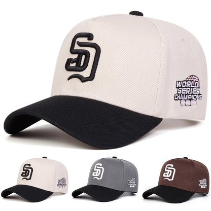 Unisex SD Letter Embroidery Baseball Caps Spring And Autumn