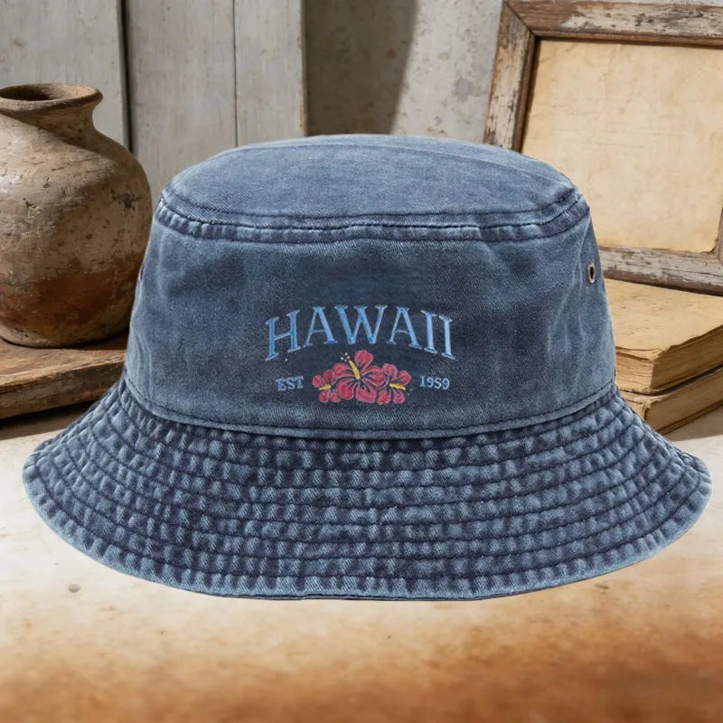 Bucket Hat Solid Color Sun Protection Casual Fisherman Hat