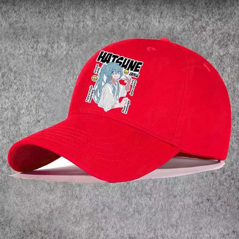 Wandai Hatsune Miku Animation Peripheral Printed Baseball Hat