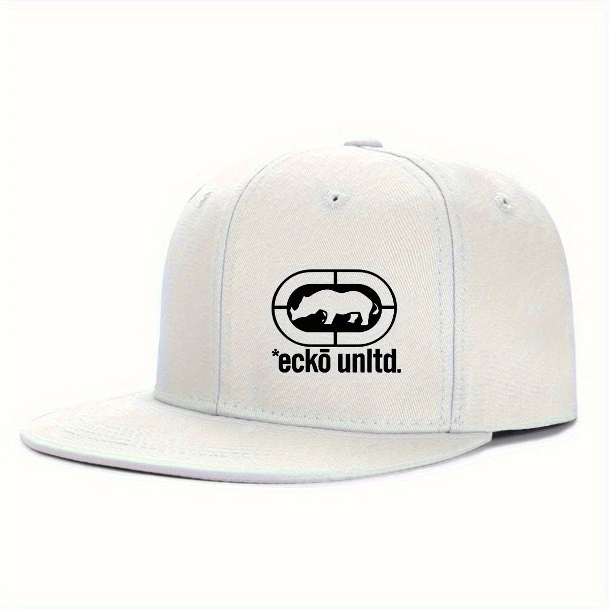 Fashionable Outdoor Flat Brimmed Hat With Fun Patterns Simple Style Unisex Snapback Caps