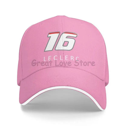 Charles Leclerc Graphic Print Baseball Cap