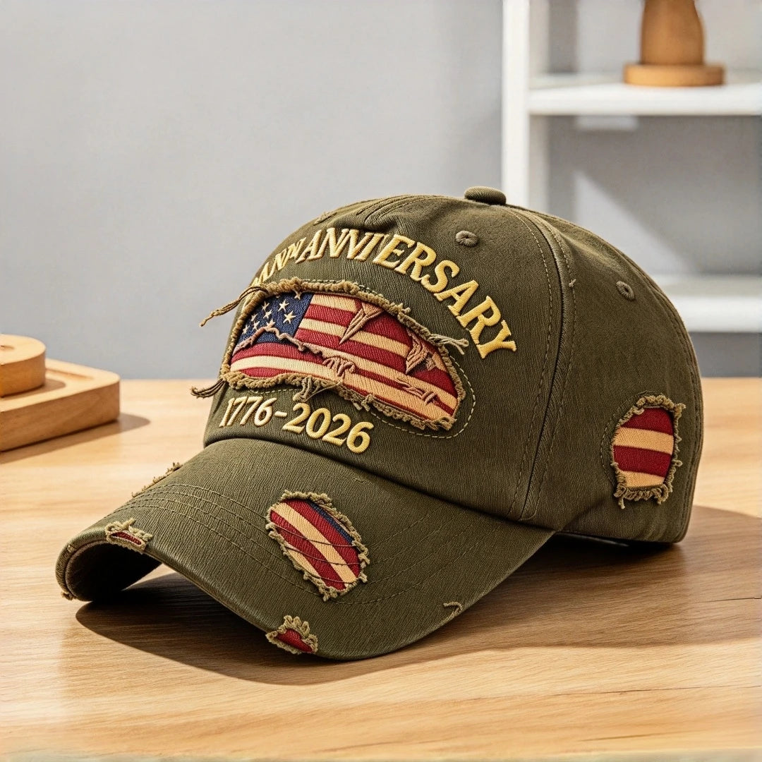 US Flag 250th Anniversary Baseball Cap