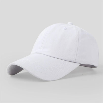 Casual Baseball Cap For Men Women Solid Color Cotton Hat Fashion Simple