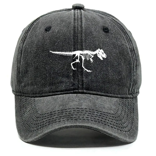 Skeleton Dinosaur Print Baseball Cap