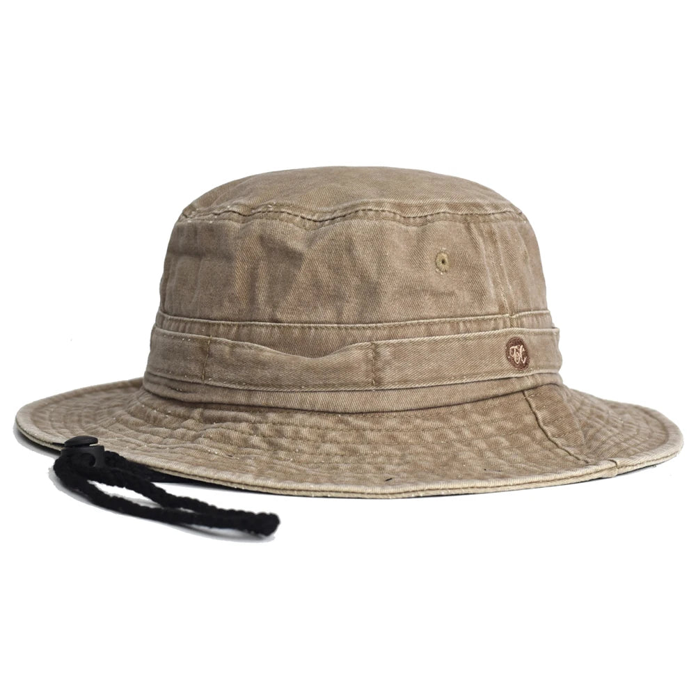 Washed Cotton Bucket Hats Spring Summer Men Women