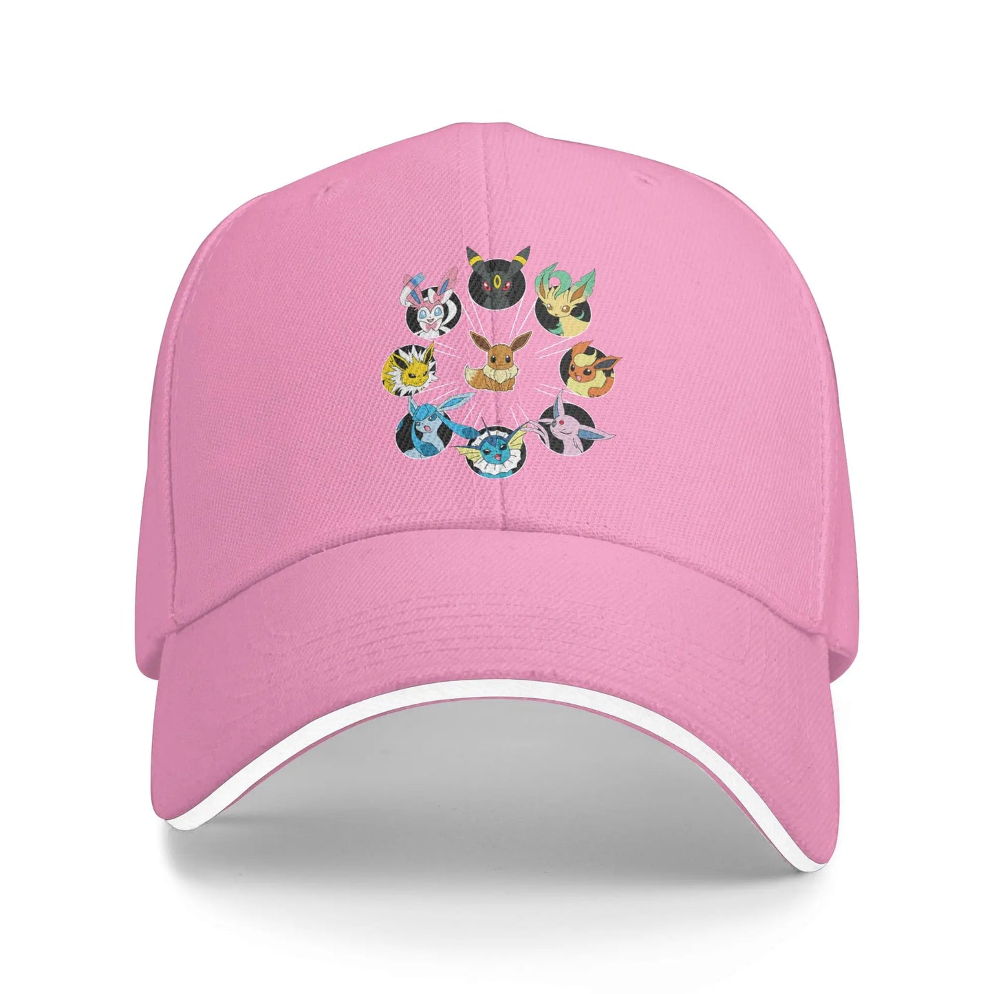 Pokemon Eevee Evolution Circle Casual Baseball Cap
