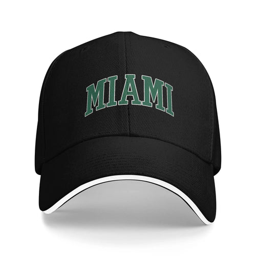 Miami Art Design Baseball Cap Unisex-Teens Design Baseball Caps