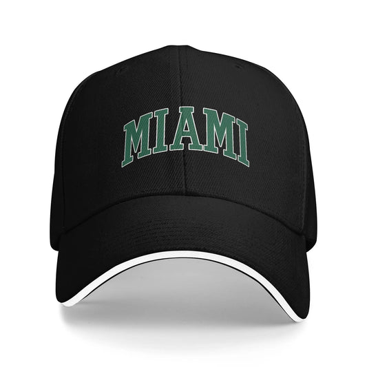 Miami Art Design Baseball Cap Unisex-Teens Design Baseball Caps