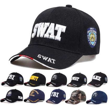Army Cap Male Letter Embroidered Black Baseball Caps Men