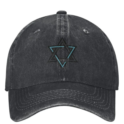 Star Of David Denim Baseball Cap Judaism Hunting Camping Hip Hop Hats
