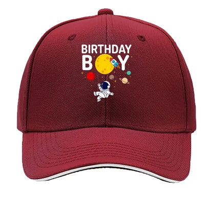 Astronaut Rocket Planet Moon Stars Space Cartoon Sandwich Baseball Cap
