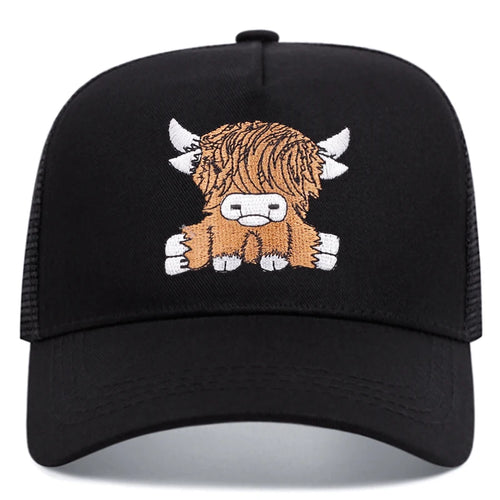 Cute Yak 3D Printing Women Men Outdoors Baseball Cap