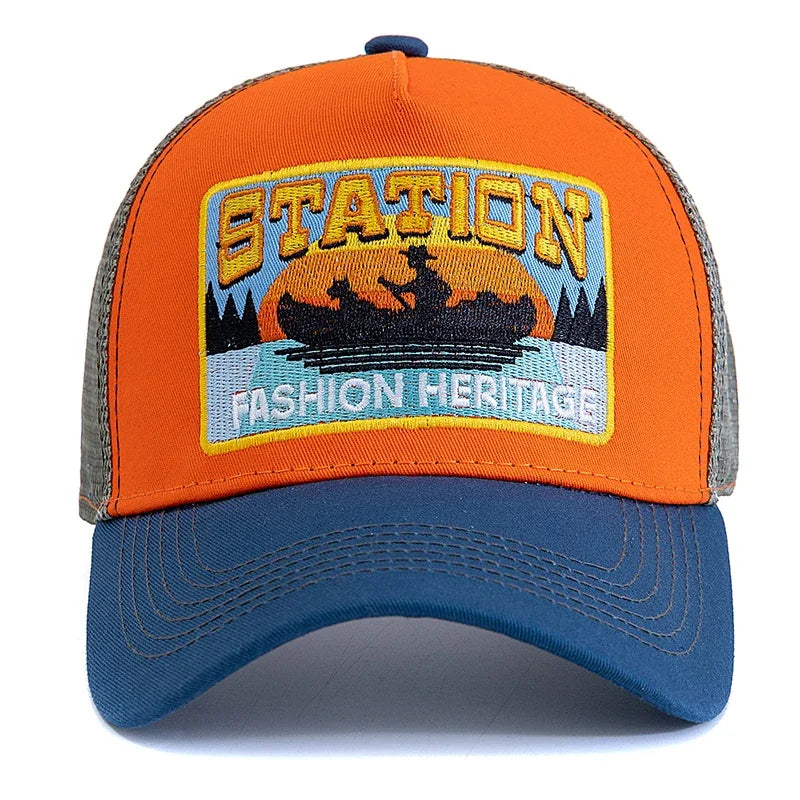 New Style Summer Fishing Cap Breathable Mesh Baseball Hat Men Women