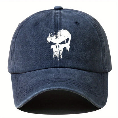 Printed Skull Baseball Hat