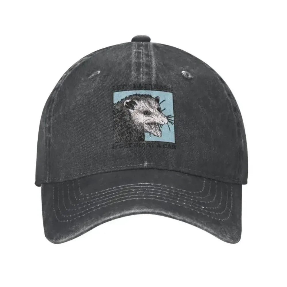 Let's Eat Trash Get Hit By A Car Baseball Cap Hip Hop Women Men