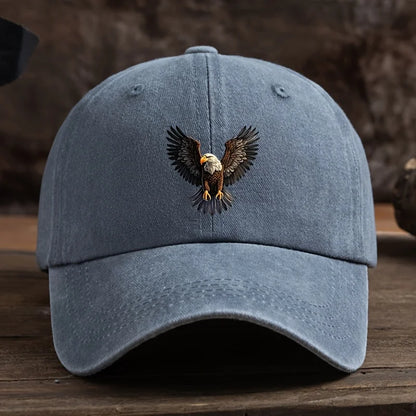 A Winged Eagle Print Baseball Cap For Men's Outdoor Hat