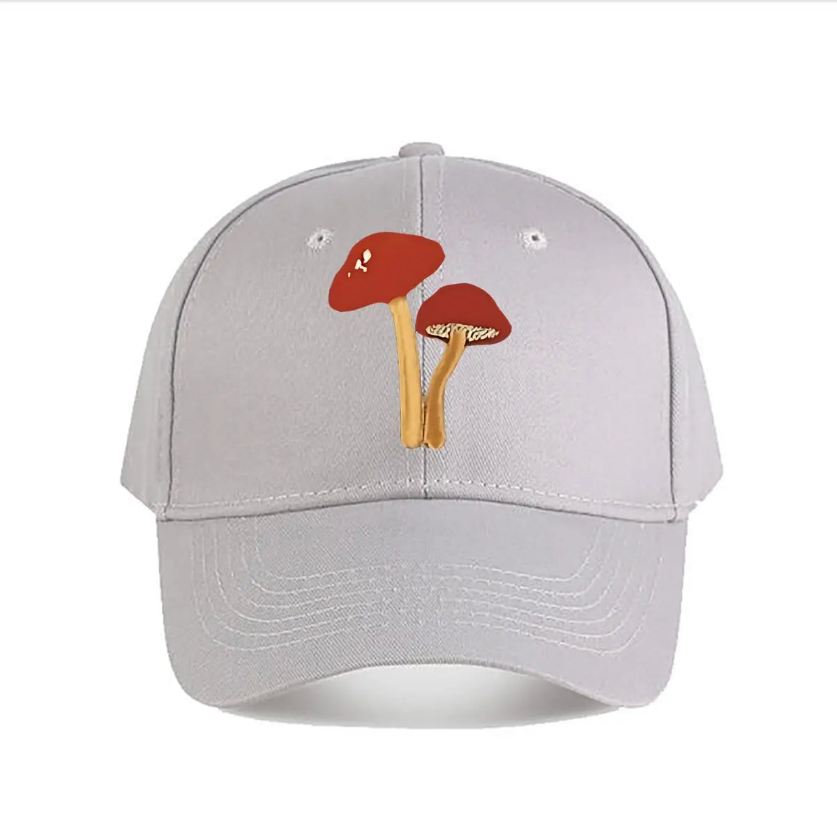 Artificial Red Mushroom Home Decor Baseball Cap