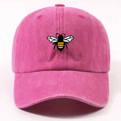 Fashionable Bee Patterned Baseball Cap For Both Men And Women