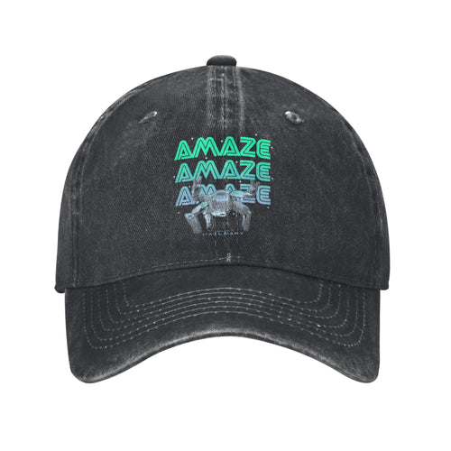 Project Hail Mary Amazing Rocky The Alien Neon Portrait Baseball Caps