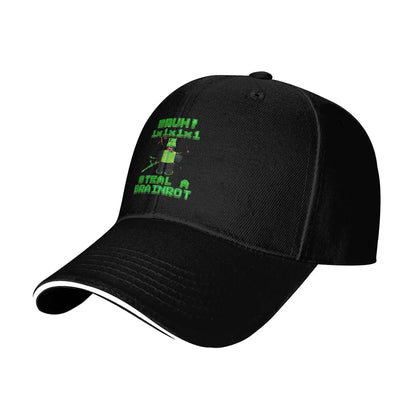 Bruh Secret 1x1x1x1 Funny Steal a Brainrot Baseball Caps
