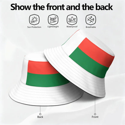 Madagascar Fisherman Hats Free Custom Made Name Number Logo Bucket Cap